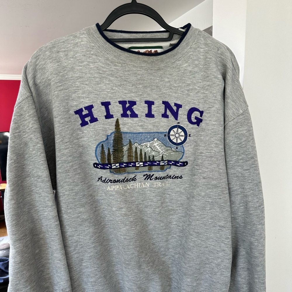 Vintage 90s Adirondack hiking crewneck sweatshirt
